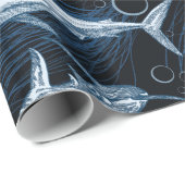 サメ ラッピングペーパー (ロールコーナー)