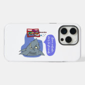サメ、友達になりましょう iPhoneケース (裏面横)