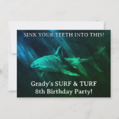 サメ！ 招待状 (正面)