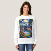 サメ:来あなたよ スウェットシャツ (正面フル)