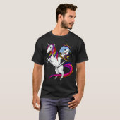 サメ 海賊 ユニコーン 乗馬 Tシャツ (正面フル)