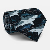 サメ,海,海,魚,捕食者,動物,顎, ネクタイ (ロール)