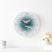 サメ，海，海，魚，捕食者，動物，顎， ラージ壁時計 (ホーム)