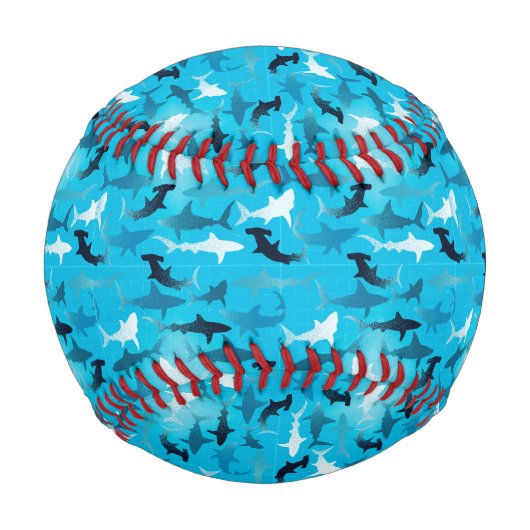 サメ！ 野球ボール (裏面)