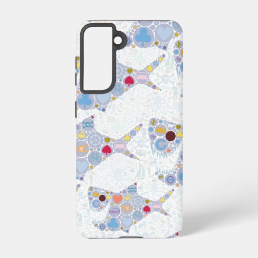 サメ SAMSUNG GALAXYケース (裏面)