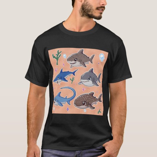 サメ Tシャツ (正面)