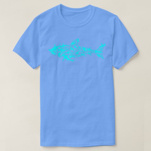 サメFishHammerheadサメ恋人Sharkサメ Tシャツ (デザイン正面)