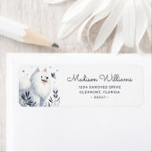 サモお洒落イドッグイラストレーション ラベル (インサイチュ)