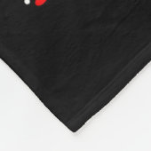 サモつるイドクリスマス3匹のサンタ犬 フリースブランケット (角)