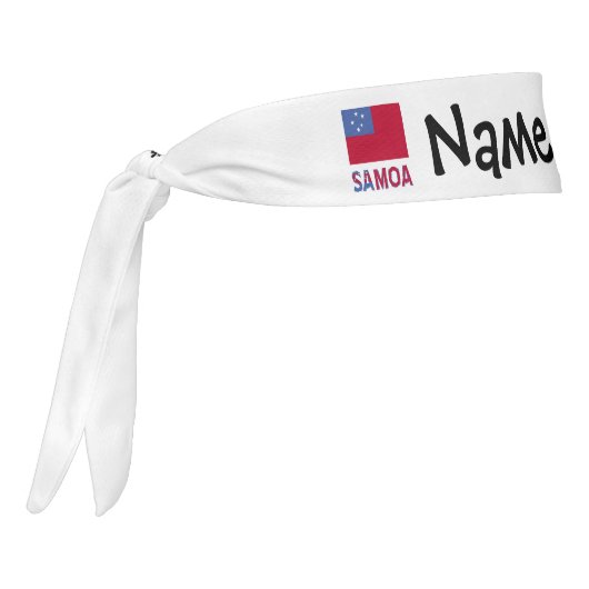 サモアとサモア国旗と名テイ・ヘッドバンド タイヘッドバンド (回転270)