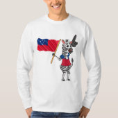 サモアのシマウマ Tシャツ (正面)