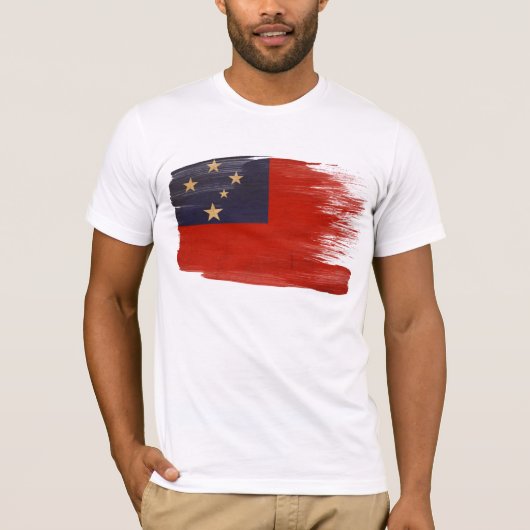 サモアの平らなTシャツ Tシャツ (正面)