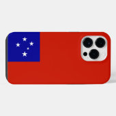 サモアの旗 iPhoneケース (裏面横)