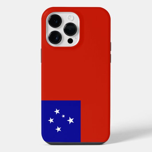 サモアの旗 iPhoneケース (裏面)