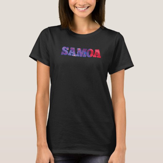 サモアの旗 Tシャツ (正面)