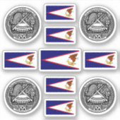 サモアの紋章 シール (正面)