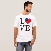 サモアへの愛 Tシャツ (正面フル)