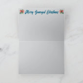 サモアイと雪だるま カード (内部)