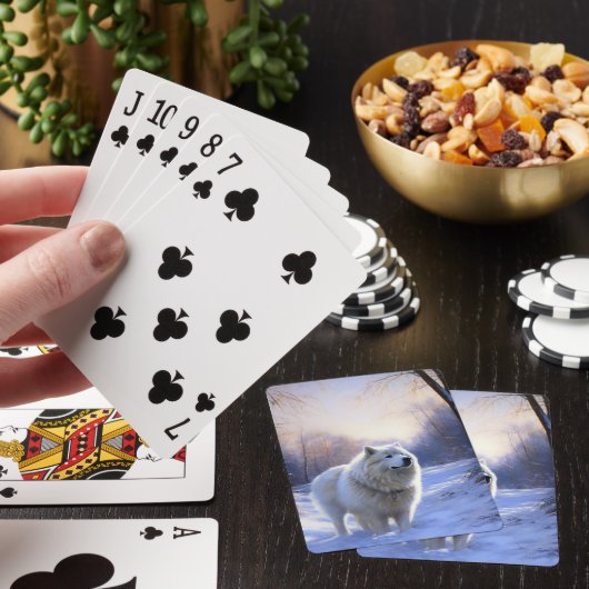 サモアイはそれを雪のクリスマスに任せた トランプ (インサイチュ)