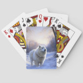 サモアイはそれを雪のクリスマスに任せた トランプ (裏面)