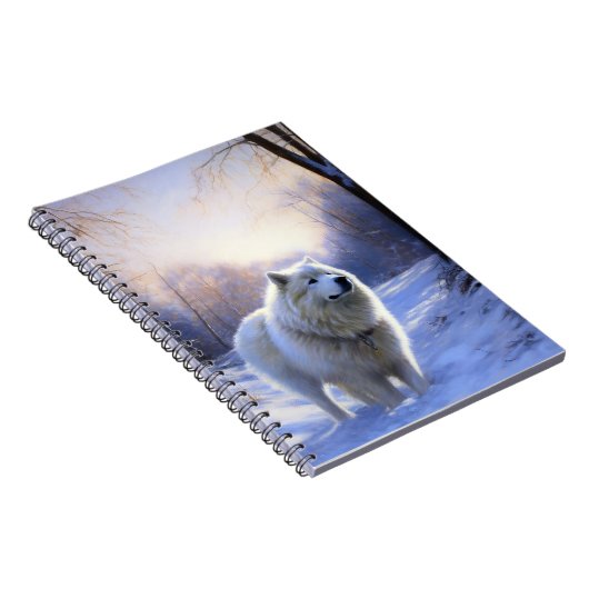 サモアイはそれを雪のクリスマスに任せた ノートブック (右側)