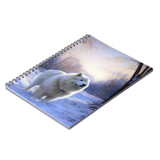 サモアイはそれを雪のクリスマスに任せた ノートブック (左側)