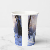 サモアイはそれを雪のクリスマスに任せた 紙コップ (左)