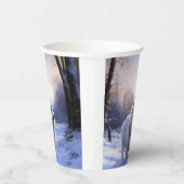 サモアイはそれを雪のクリスマスに任せた 紙コップ (右)