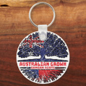 サモアサモアオーストラリアTree Roots国旗 キーホルダー (裏面)