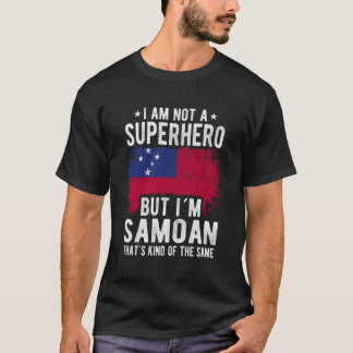 サモアサモア国旗の出身地Iam Samoan Tシャツ