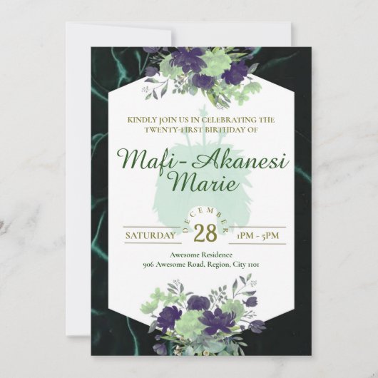 サモアトゥイガ21招待状 招待状 (正面)