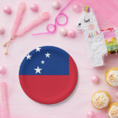 サモアフラグ ペーパープレート (パーティー)