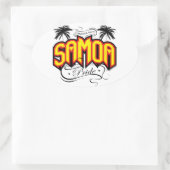 サモアプライド 楕円形シール (バッグ)