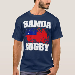 サモアラグビーサモアンフラッグプライドメンズウィメンズギフトアイディア Tシャツ