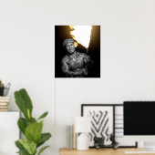 サモアンファイアダンサー ポスター (ホームオフィス)