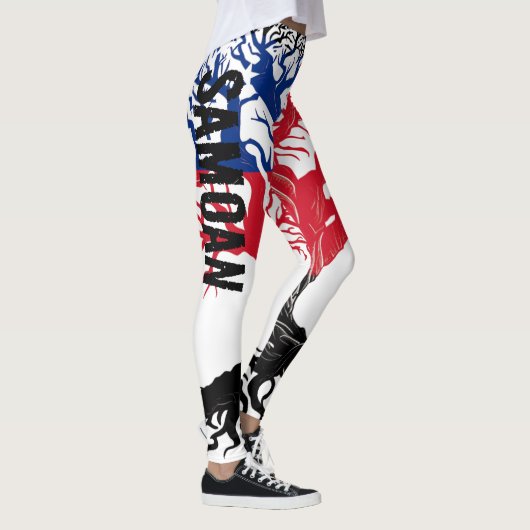 サモアンルーツバルク レギンス (右)