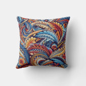 サモアン，ポリネシア文化パタインスパイアン クッション (裏面)