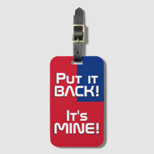 サモア国おもしろい旗 ラゲッジタグ