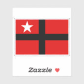 サモア国国旗（1886年～1887年） シール (シート)