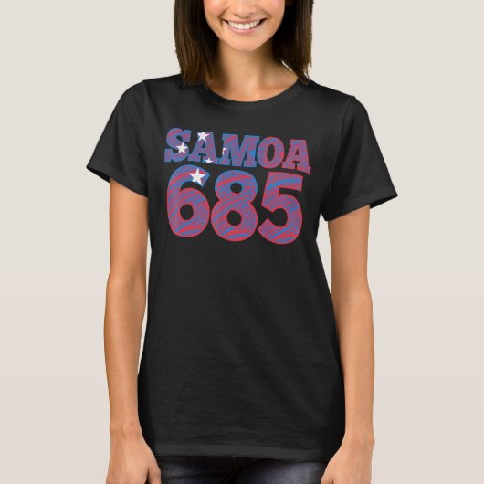 サモア国旗のシャツ – サモア・ラグビー Tシャツ (正面)