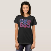 サモア国旗のシャツ – サモア・ラグビー Tシャツ (正面フル)