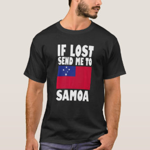 サモア国旗のデザインもし失ったサモア・プレミウに私を送る Tシャツ