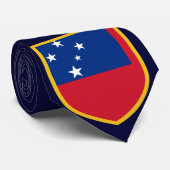 サモア国旗のネクタイ ネクタイ (ロール)