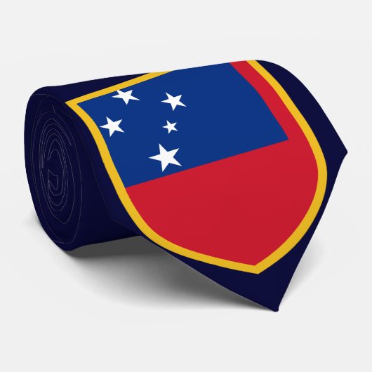 サモア国旗のネクタイ ネクタイ (ロール)