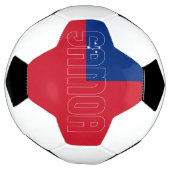 サモア国旗の愛らしい愛国心 サッカーボール (回転)