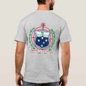 サモア国旗の独立性お祝い Tシャツ (裏面)