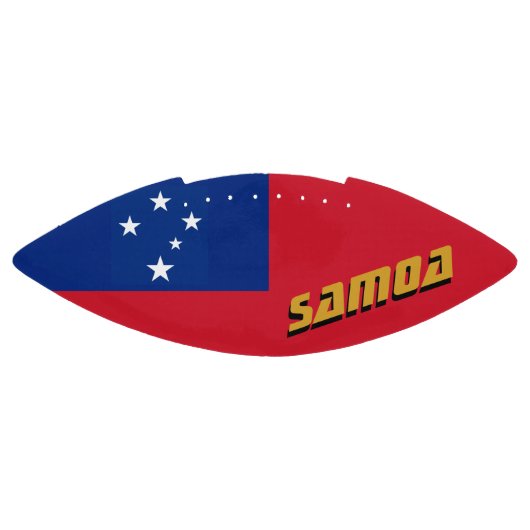 サモア国旗を持つアメフト アメリカンフットボール (パネル)