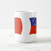 サモア国旗マグカップ コーヒーマグカップ (中央)