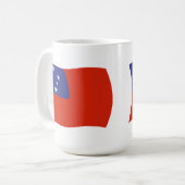 サモア国旗マグカップ コーヒーマグカップ (正面左)