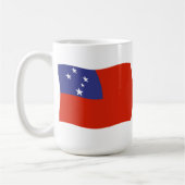 サモア国旗マグカップ コーヒーマグカップ (左)